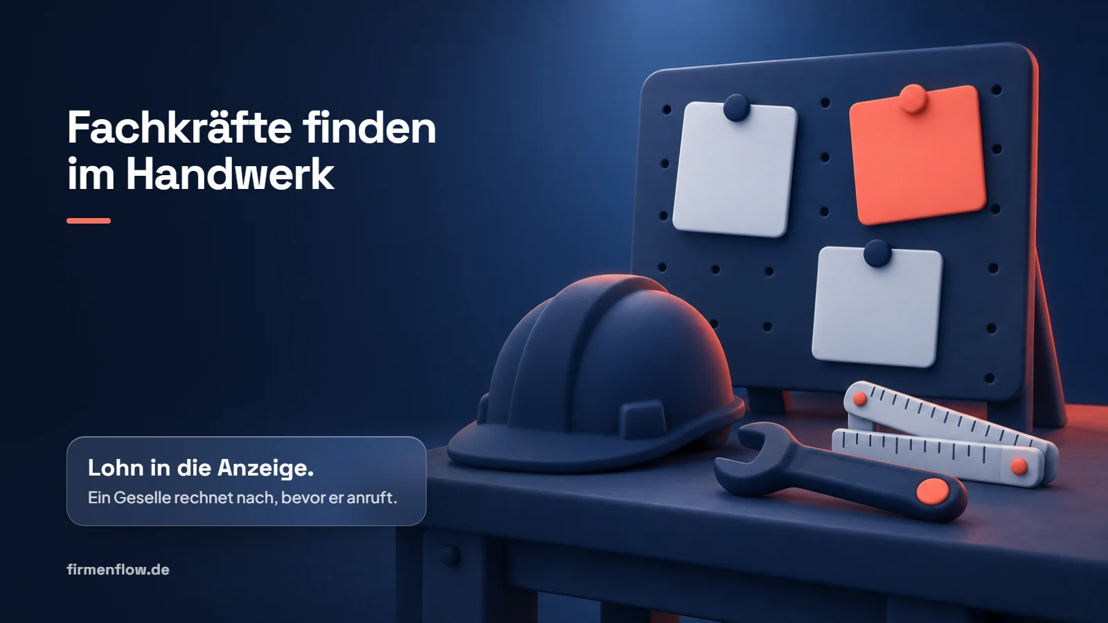 Drei Karten: Bei 27 Prozent der Neueinstellungen 2025 war über alle Branchen die Suche über eigene Leute oder Kontakte entscheidend. Lohn in die Anzeige, weil ein Geselle nachrechnet. Ein Tag zum Mitlaufen vor der Zusage.