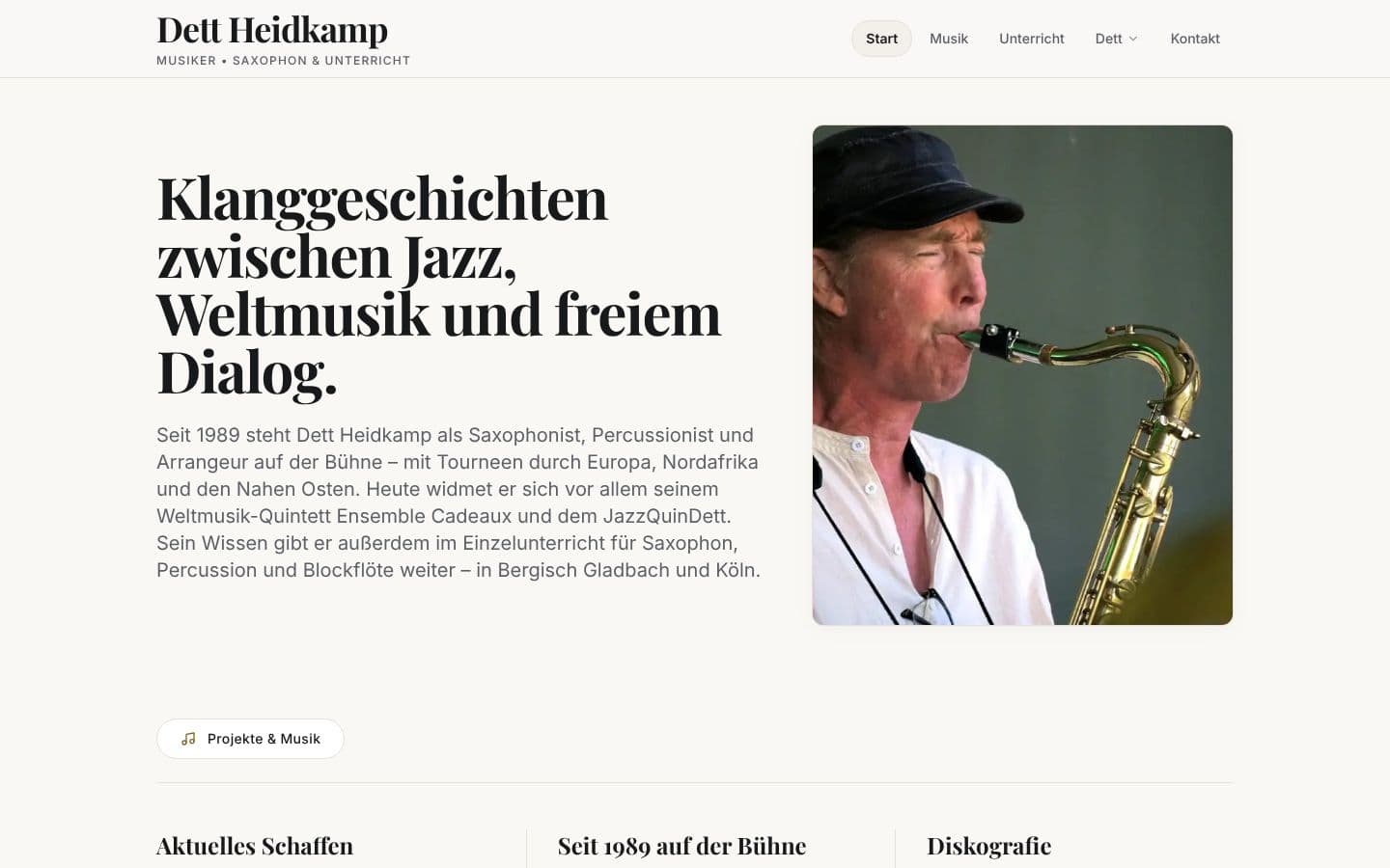 Dett Heidkamp am Computer